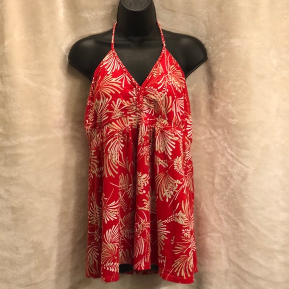 New York & Company Tops - NEW YORK & CO 🏖 COTTON HALTER TOP Size XL